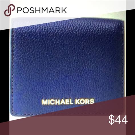 Michael Kors Bedford Admiral Blue Carryall Card Case